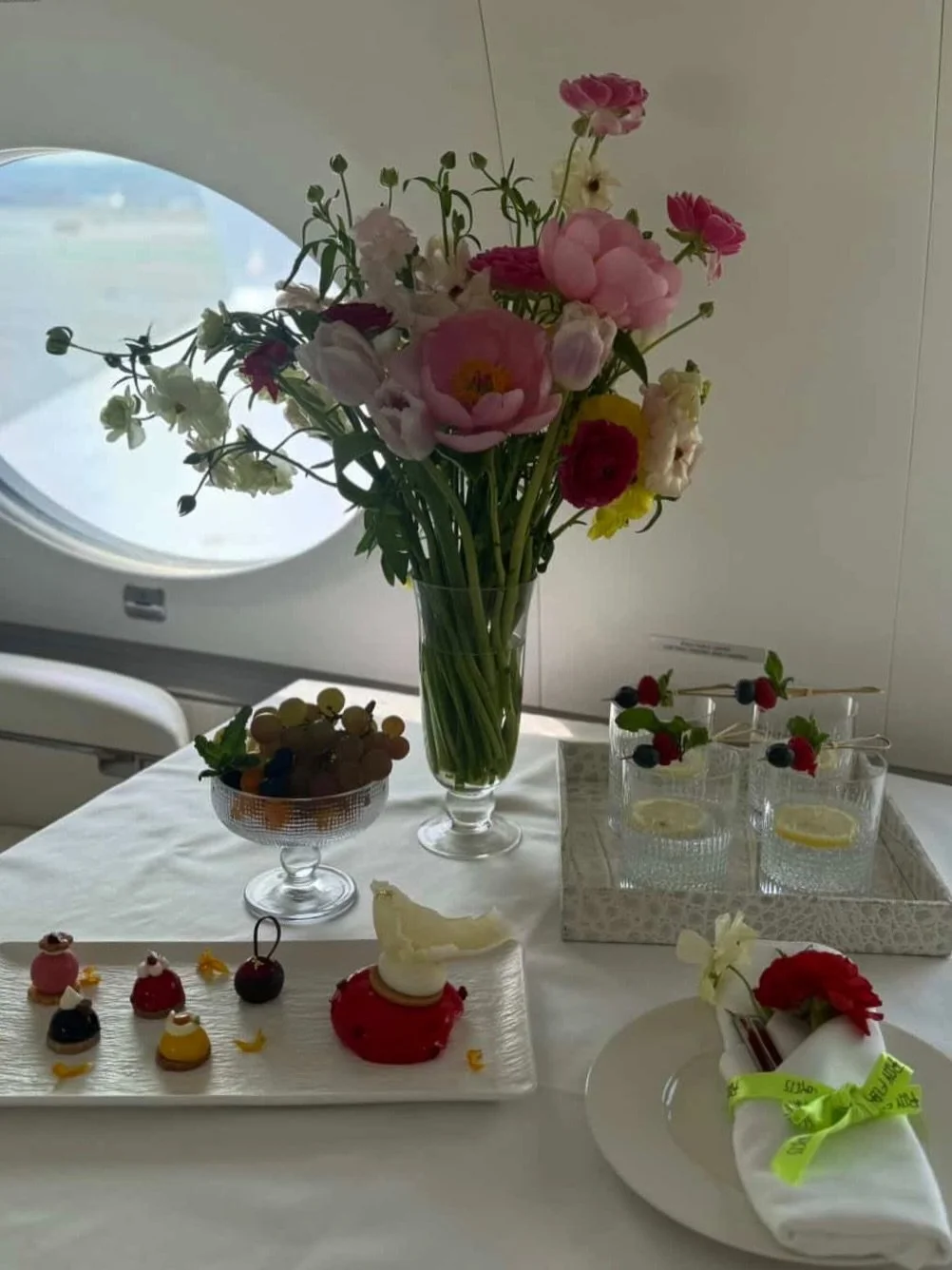 I used to fly. Now I put my heart into flowers &mdash; and somehow they ended up on a private jet without me. Full circle feels different than I expected. 🥹