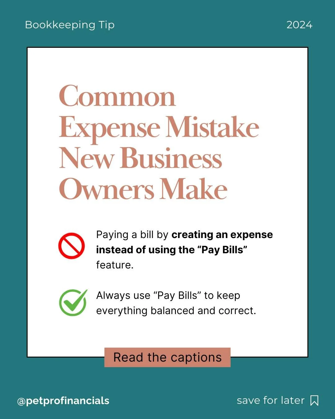 Why it matters? When you create an expense for a bill that&rsquo;s already been entered, it can lead to duplicate entries, inaccurate records, and reconciliation headaches!

There are a lot of little nuances like this when managing your own bookkeepi