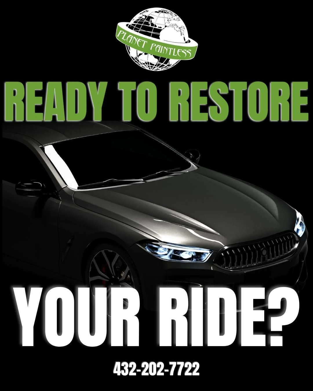 đ Ready to restore your ride? Call432-202-7722 or visit our website to make your appointment today!
#PlanetPaintless #MidlandTX #ContactUs #DentRepair #BookNow #PDRExperts