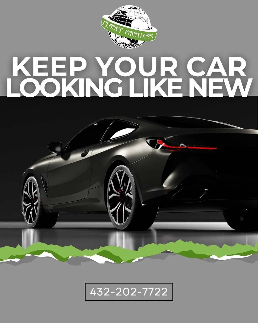 ⨠Keep your car looking like new! PDR preserves your original paint, so your vehicle maintains its value and beauty. Schedule now!
#PlanetPaintless #CarCare #ProtectYourFinish #MidlandTX #DentFree #BookToday