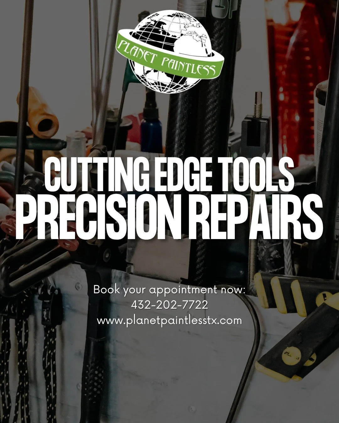 đ§ Our cutting-edge PDR tools mean precision repairs that protect your vehicle’s value. See the difference—book your appointment now!
www.planetpaintlesstx.com
#PlanetPaintless #StateOfTheArt #PDRTools #MidlandTX #DentFreeLife #BookYour
