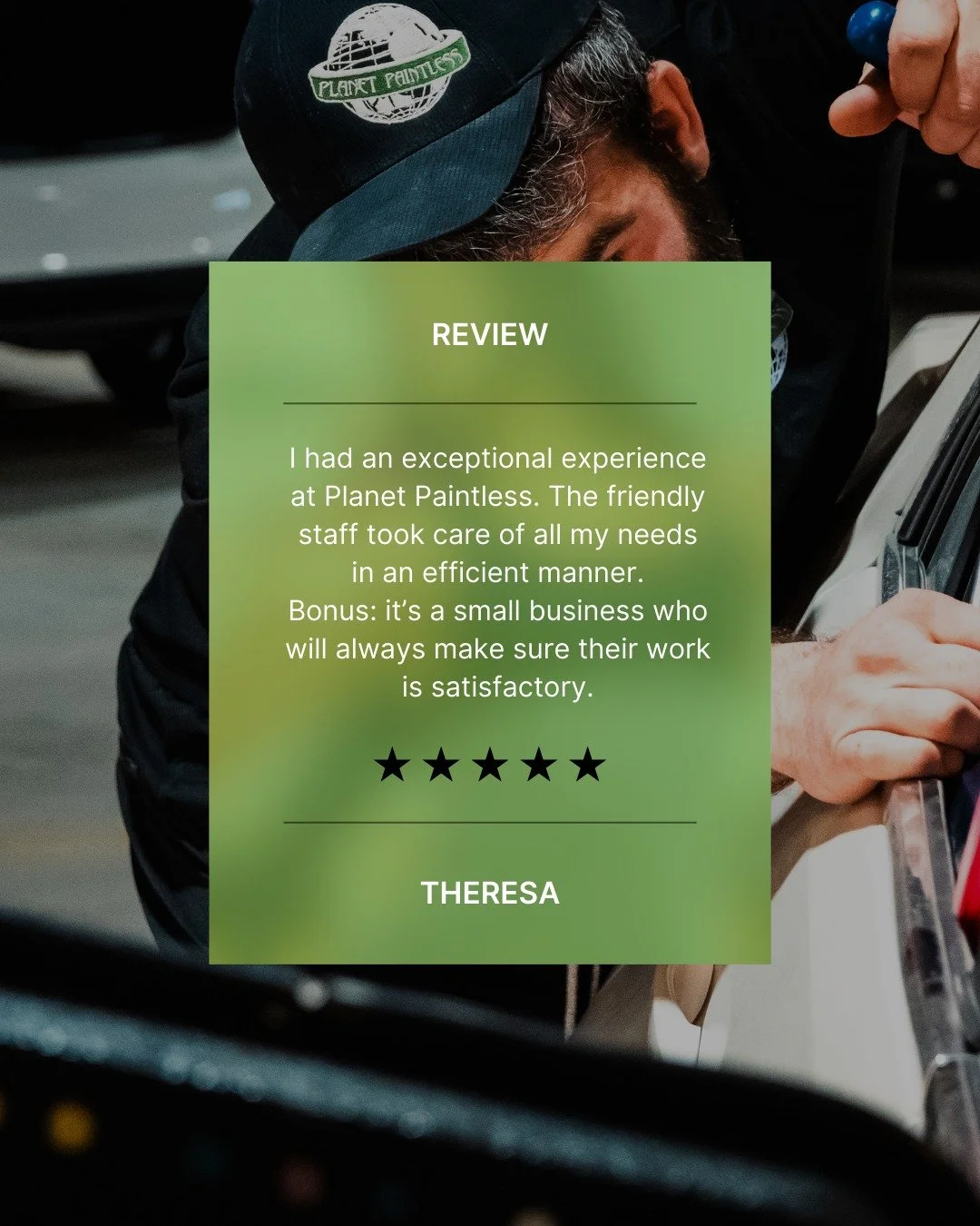 Thank you for the great review, Theresa!
Have you had a great experience with us? Let us know!