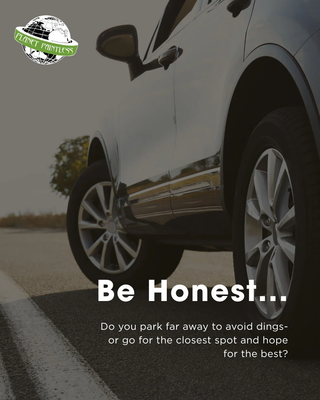 Be honest... do you park far away to avoid dings- or go for the closest spot and hope for the best? 

Let us know in the comments!