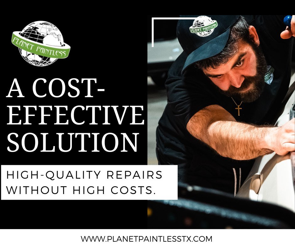 Paintless dent repair is often more affordable than conventional body work because it avoids paint and materials. Planet Paintless provides a budget-friendly way to remove dents while delivering professional results. Get started at planetpaintlesstx.