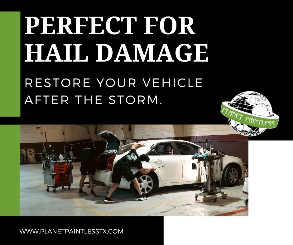 Hail damage can leave your vehicle covered in dents. Paintless dent repair is an effective solution for hail damage, helping restore your vehicle&rsquo;s appearance without repainting. Planet Paintless specializes in hail repair for Midland drivers. 