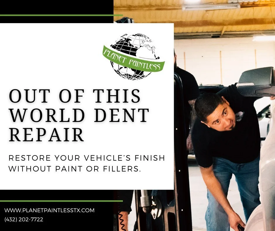 Paintless dent repair is a smart solution for keeping your vehicle looking like new. Planet Paintless uses specialized tools to gently massage dents from behind the panel, restoring the metal to its original shape without sanding or repainting. Your 