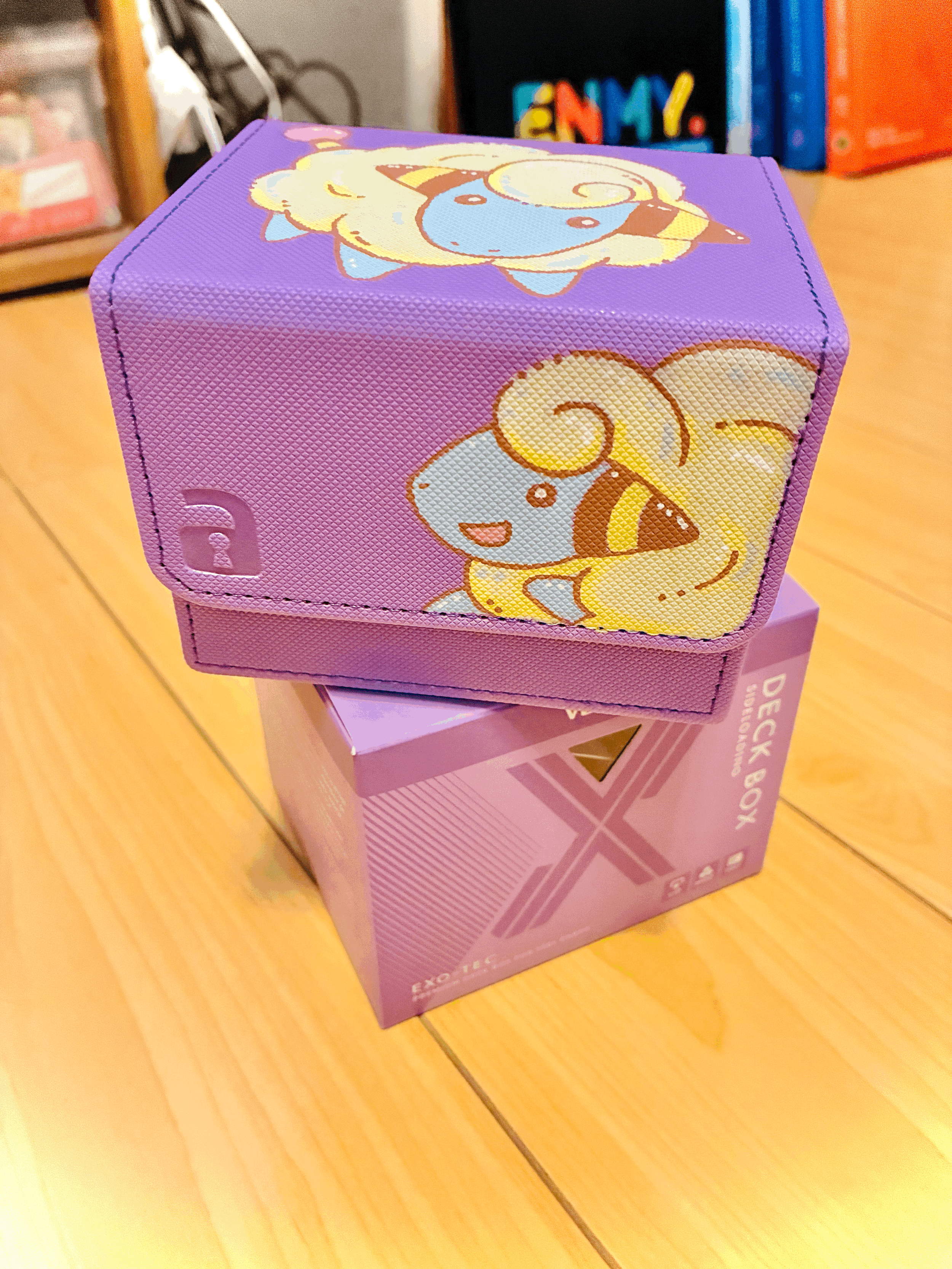 Purple Mareep Deck Box