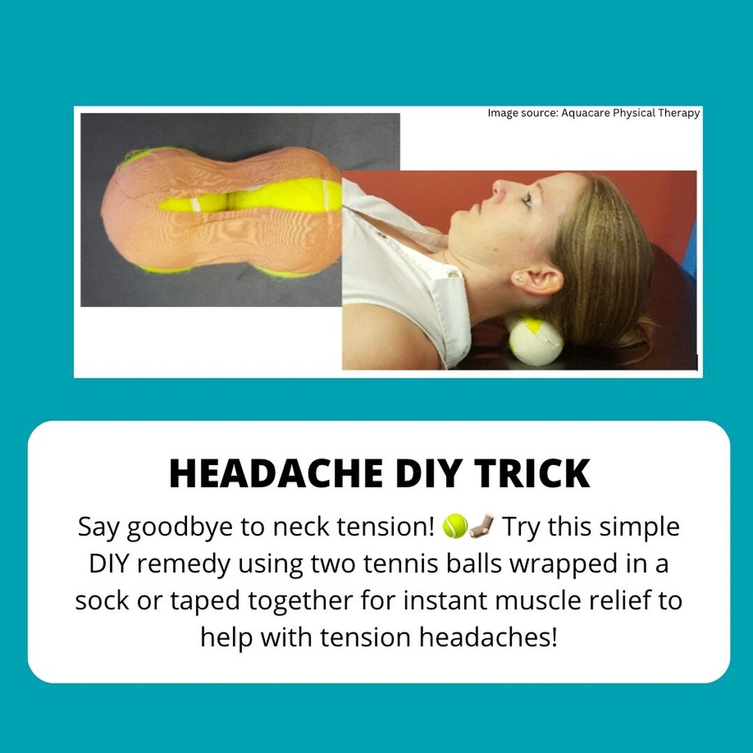 Say goodbye to neck tension with this simple DIY hack: two tennis balls wrapped in a sock, your go-to remedy for soothing muscle knots! 🎾💆&zwj;♂️ #MuscleTensionRelief #DIYRemedy #SelfCare