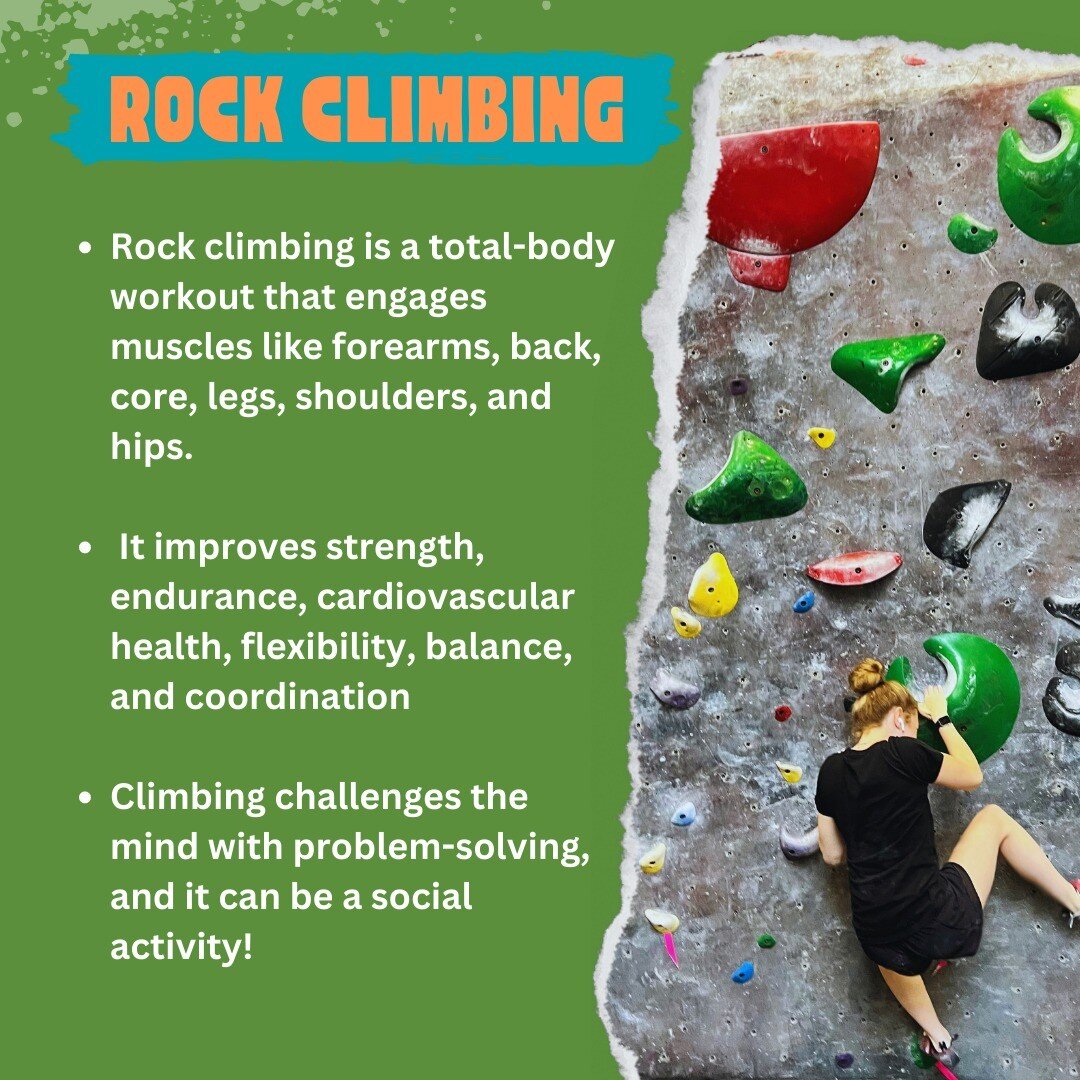 Trying a new activity: Rock Climbing!

Conquer heights, strengthen muscles, and elevate your fitness with the thrill of rock climbing! 💪🧗&zwj;♂️ 

#ChiropracticCare #SpineHealth #WellnessJourney #PainRelief #HealthyAlignment #HolisticHealing #BackH