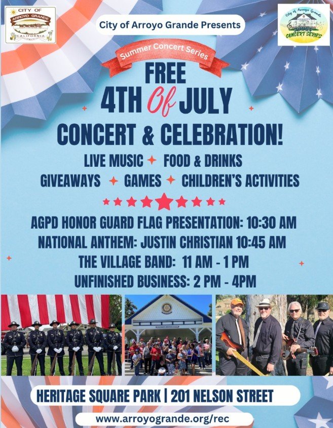 4th of July Concert and Celebration - Arroyo Grande