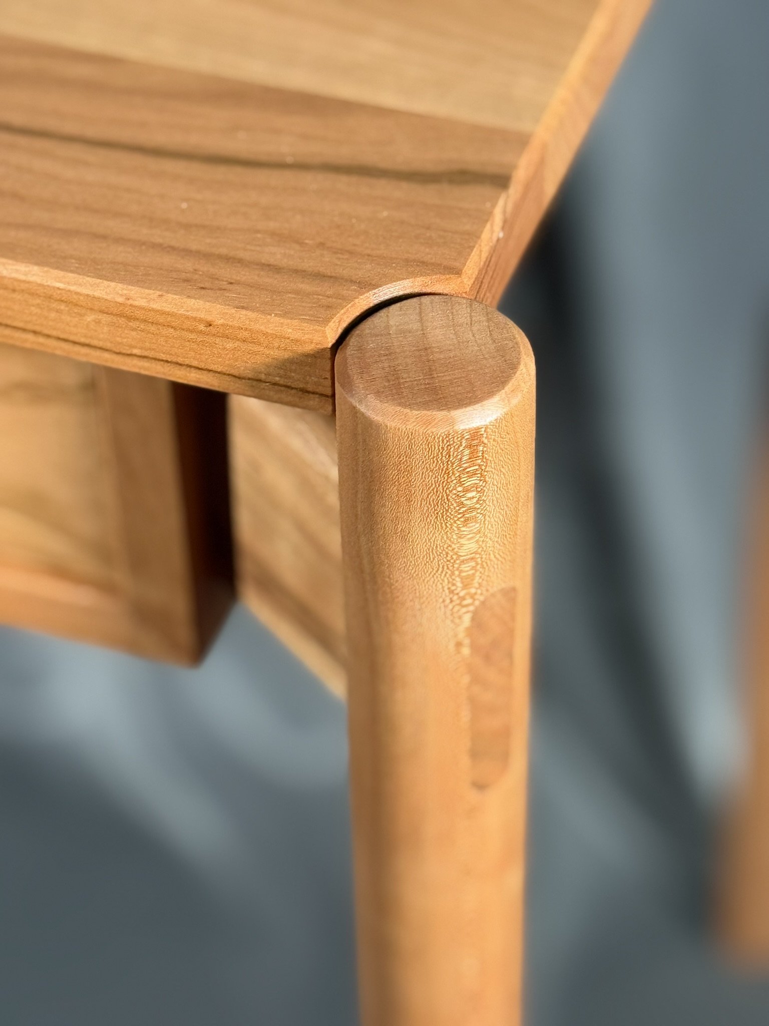 Hardwood writing desk