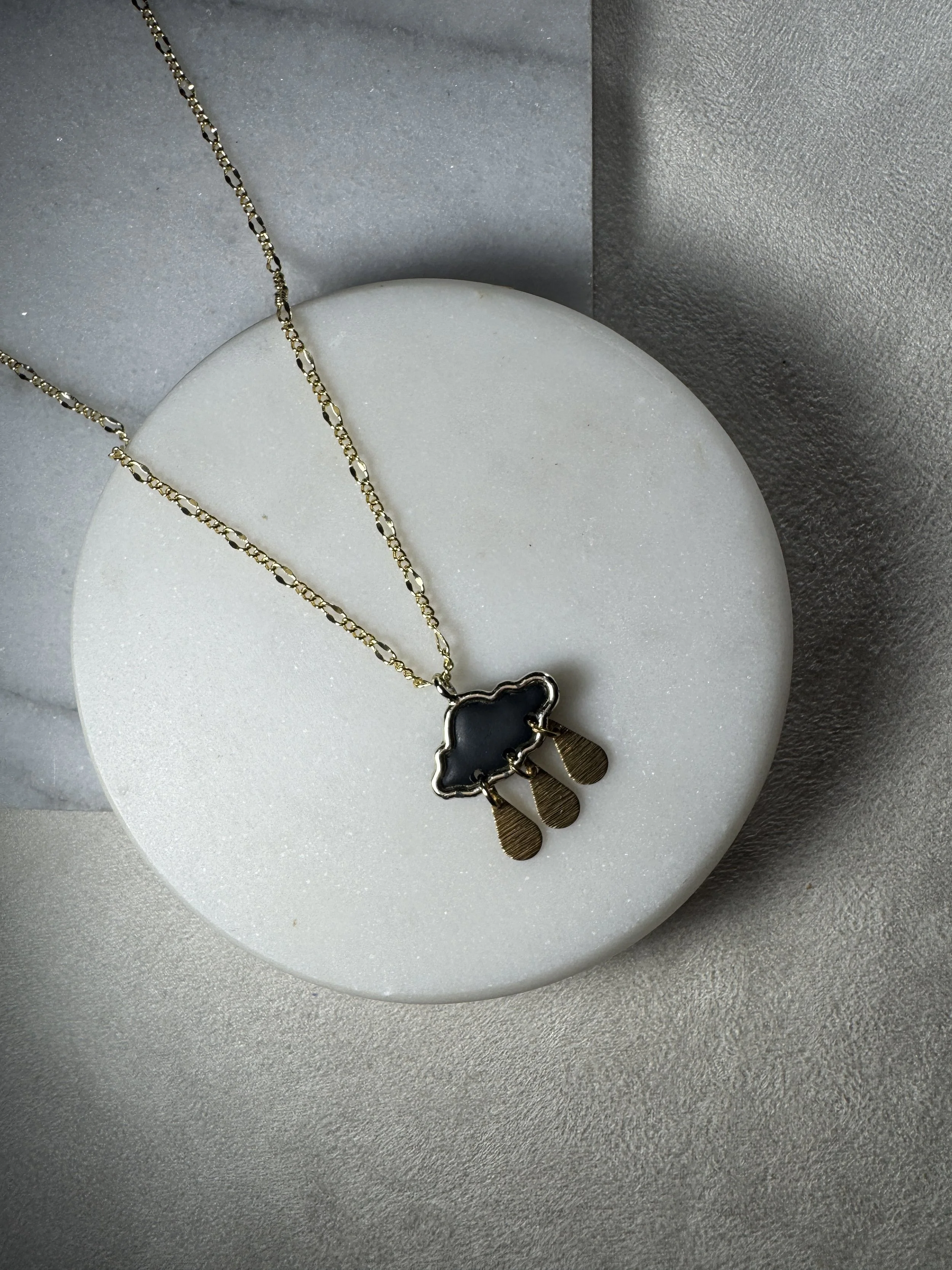 The Mini Raincloud Necklace