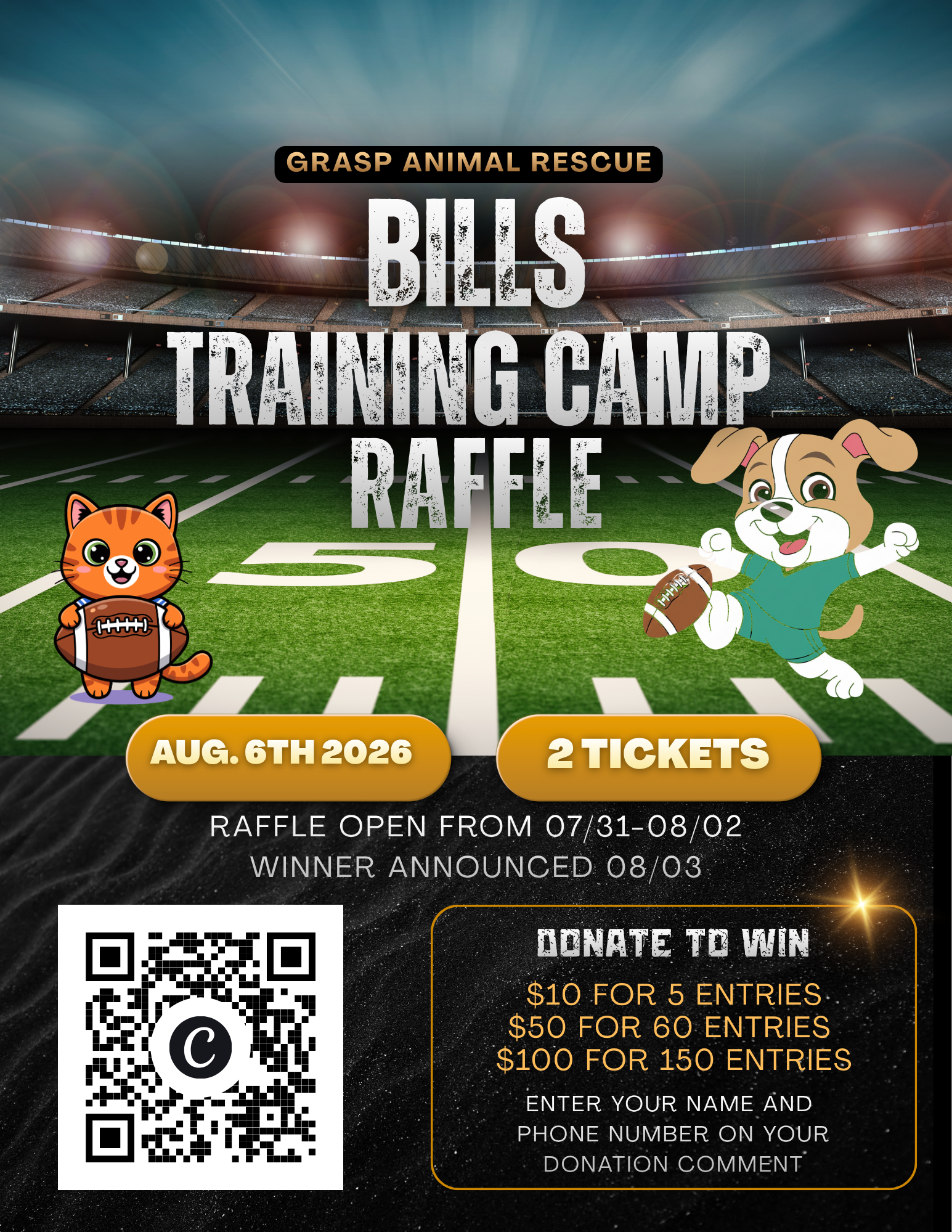 Bills Training Camp Raffle