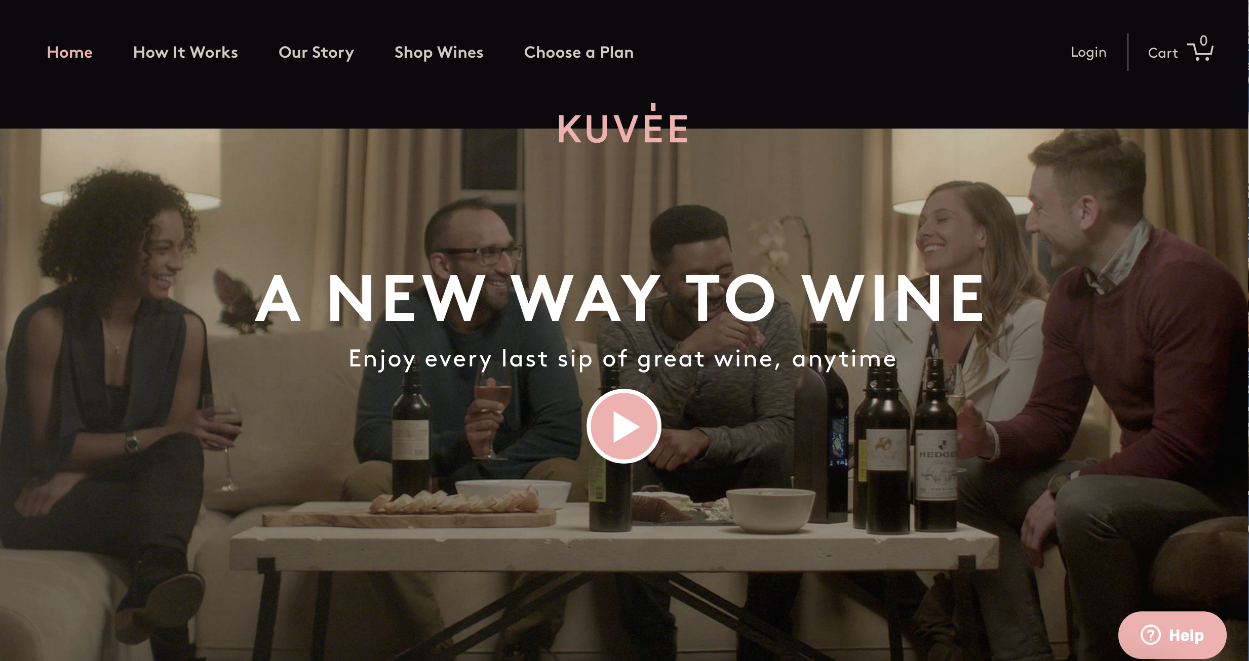 Website homepage