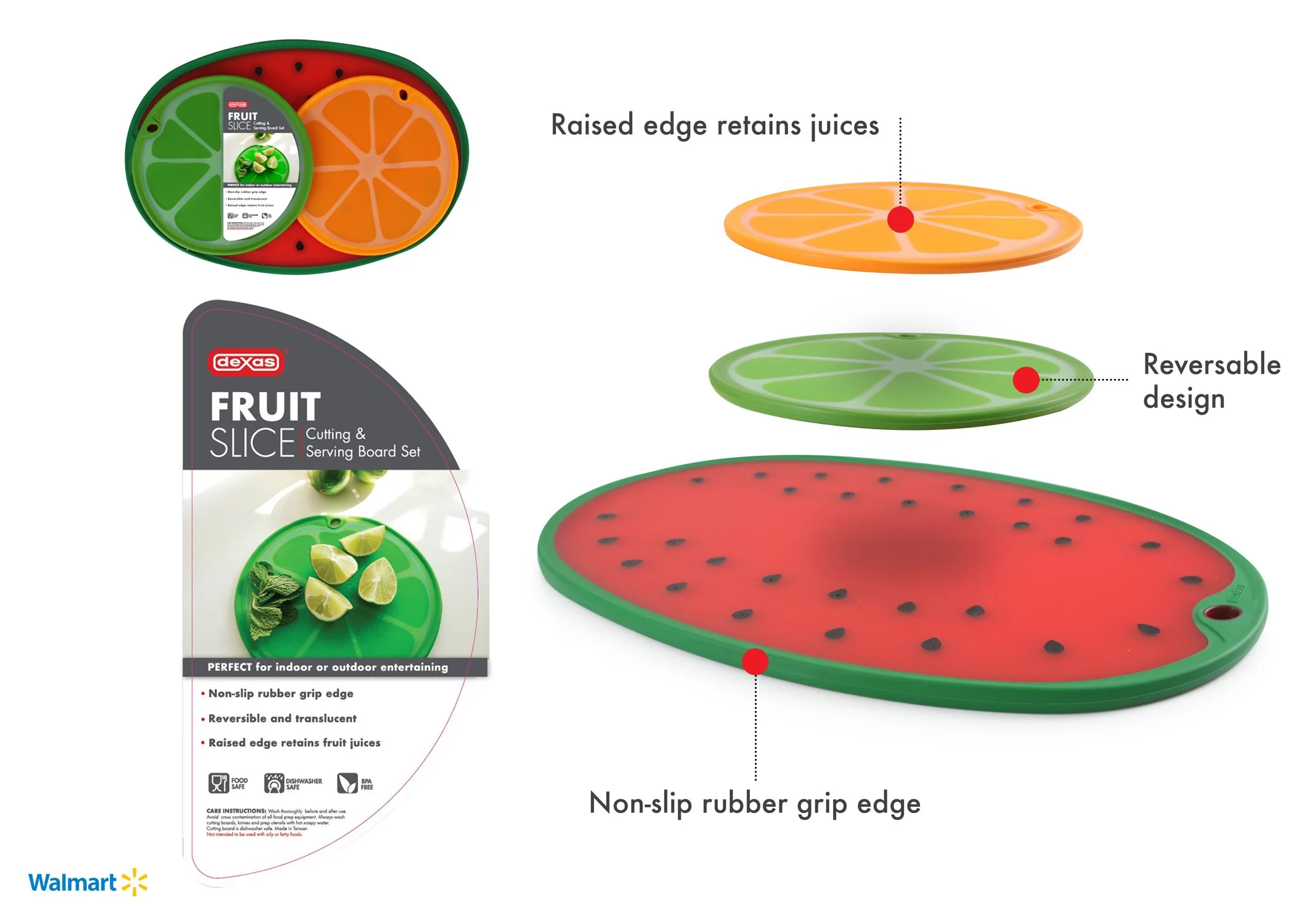 Walmart End Cap Product Packaging and imagery