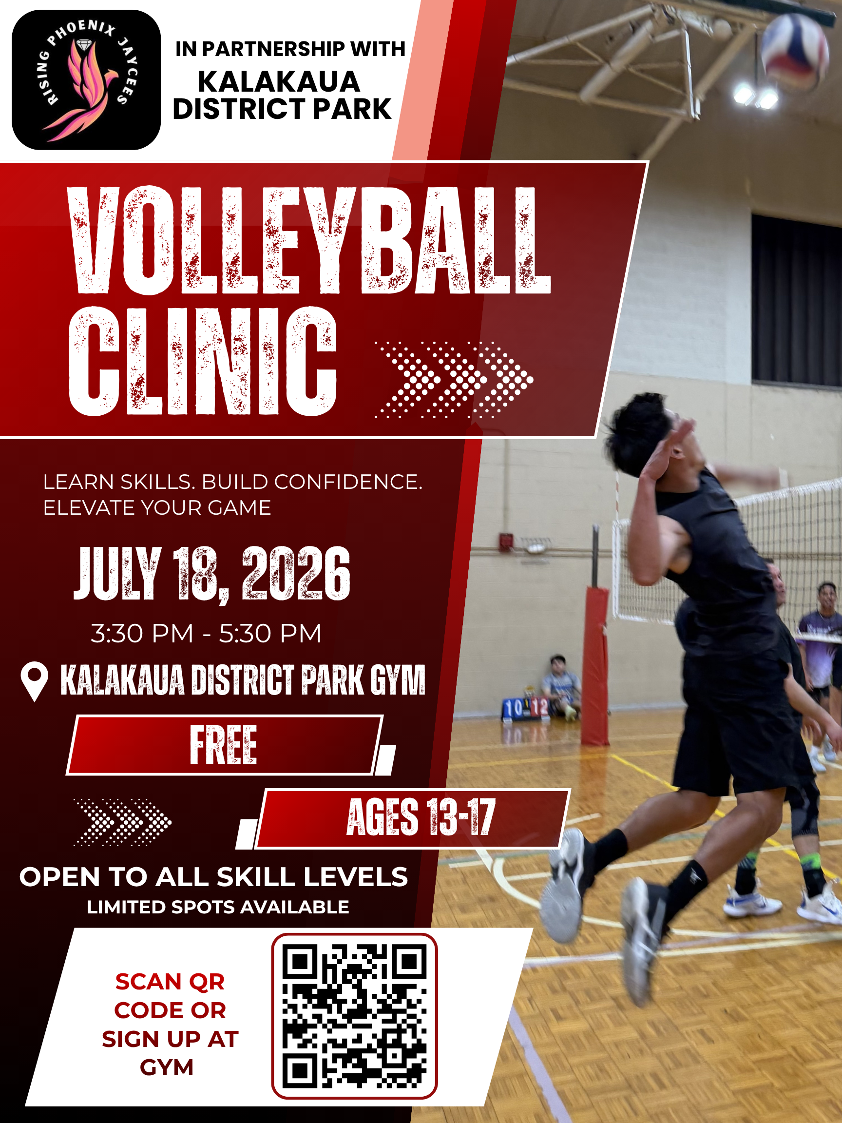 TEEN VOLLEYBALL CLINIC
