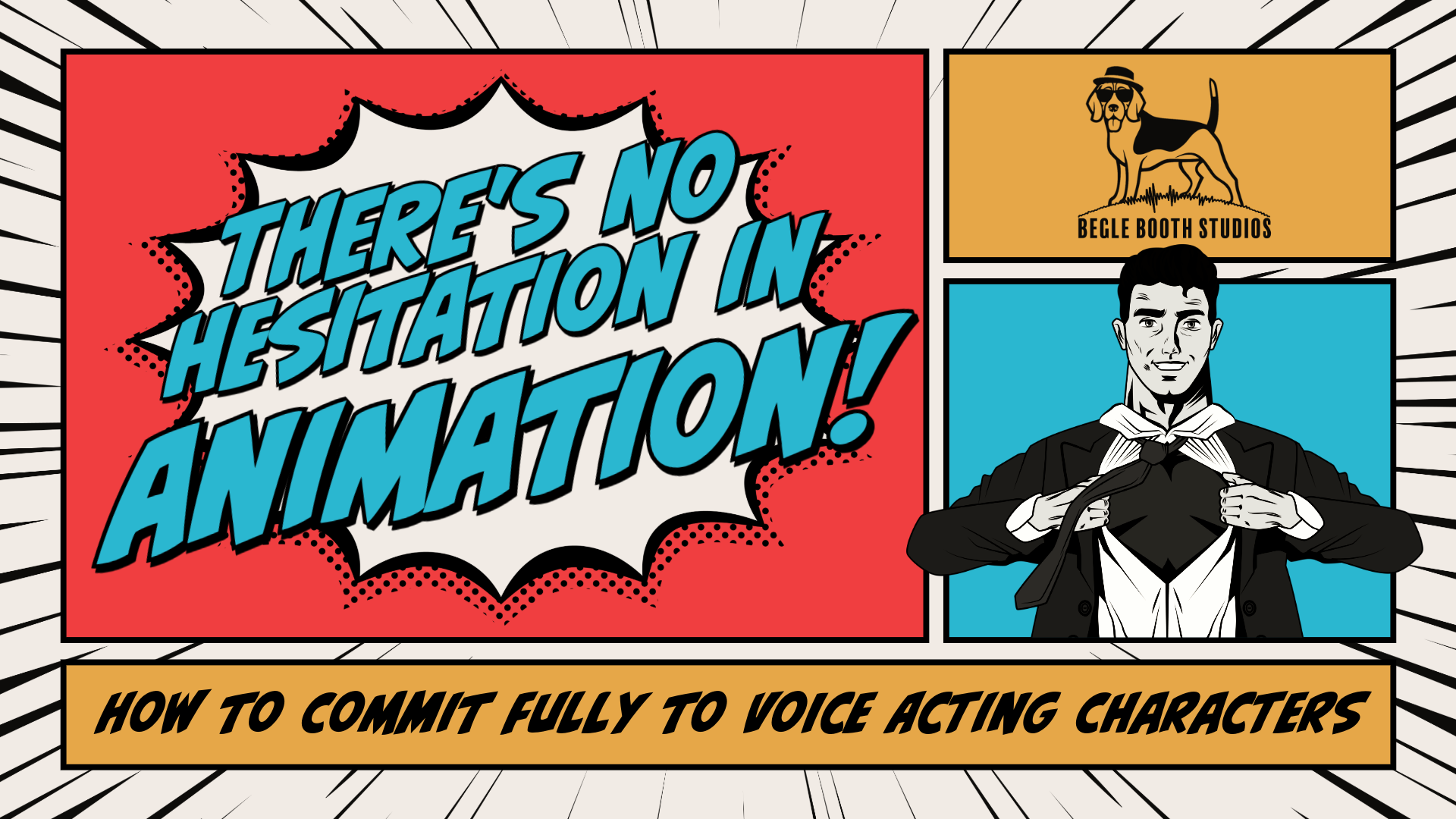 There's No Hesitation in Animation: How to Commit Fully to Voice Acting Characters