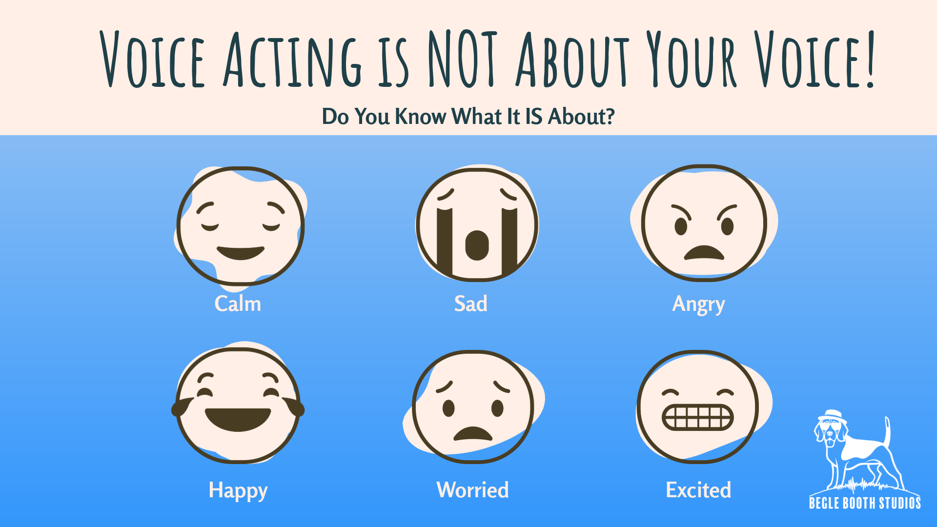 Voice Acting Is NOT About Your Voice.