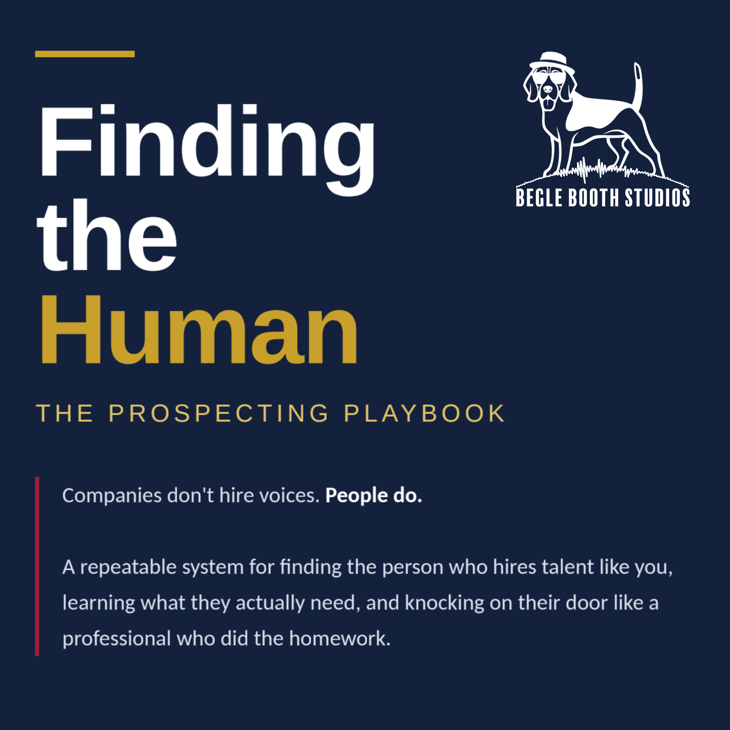 Finding the Human: The Voice Actor's Prospecting Playbook (PDF)