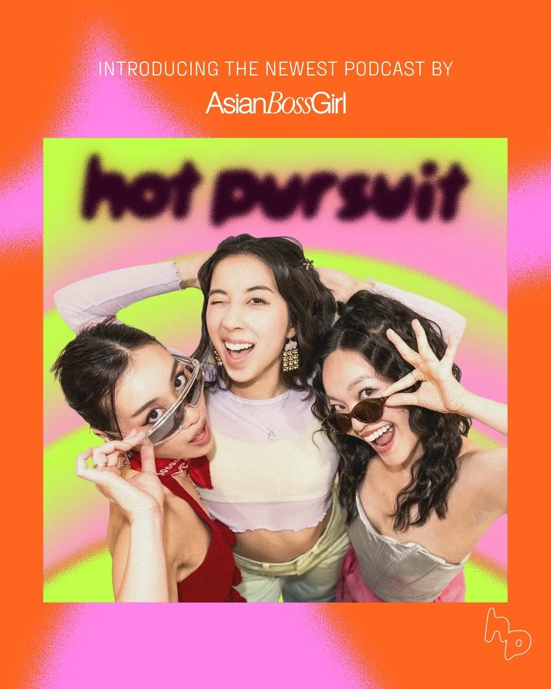 THE WAIT IS OVER! Introducing Hot Pursuit, the newest podcast produced by AsianBossGirl π₯π₯π₯ Episode 1 out TODAY + our special reunion episode where we pass the mics over to your new hosts Emily, Madelyn, and Jen!! Link in bio! 
Follow them on @th
