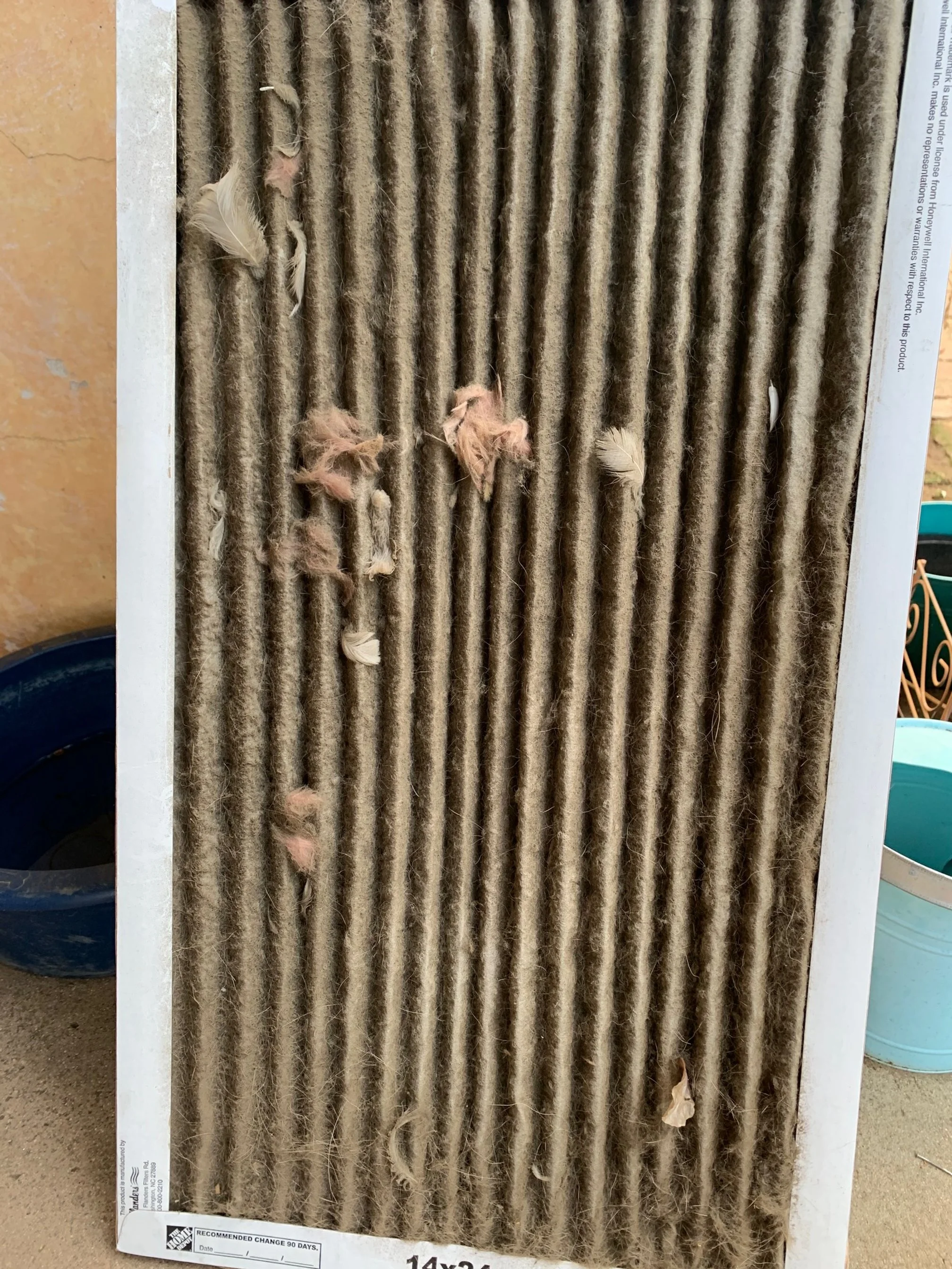 Dirty air filter