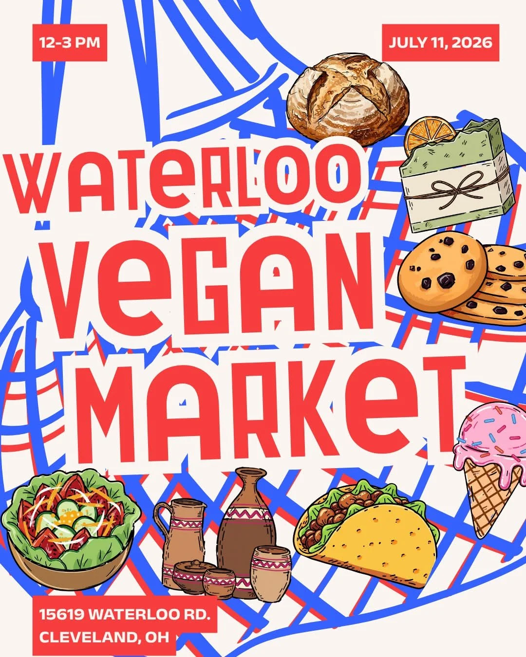 Waterloo Vegan Market - july