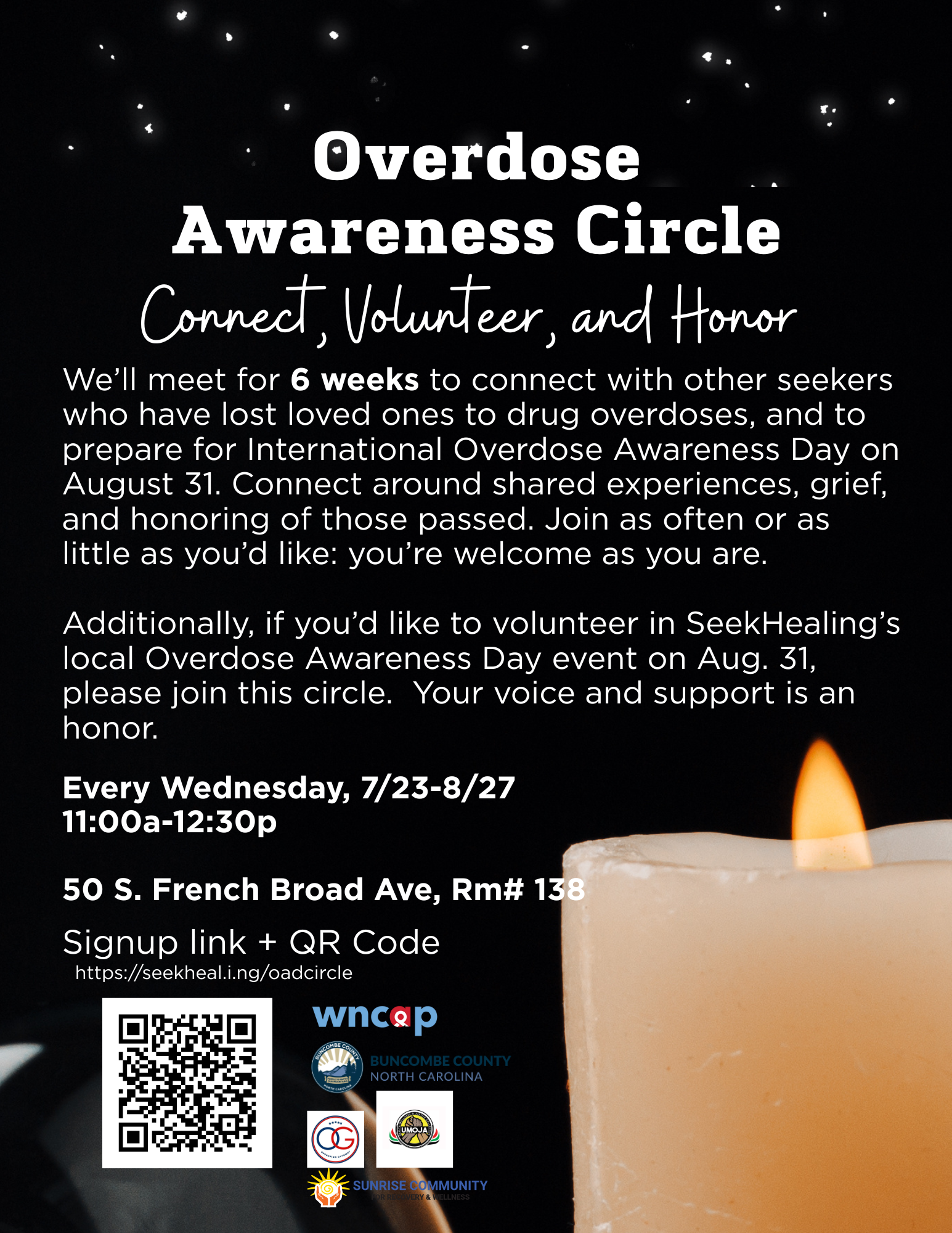 6 Week Overdose AWareness Connection Practice