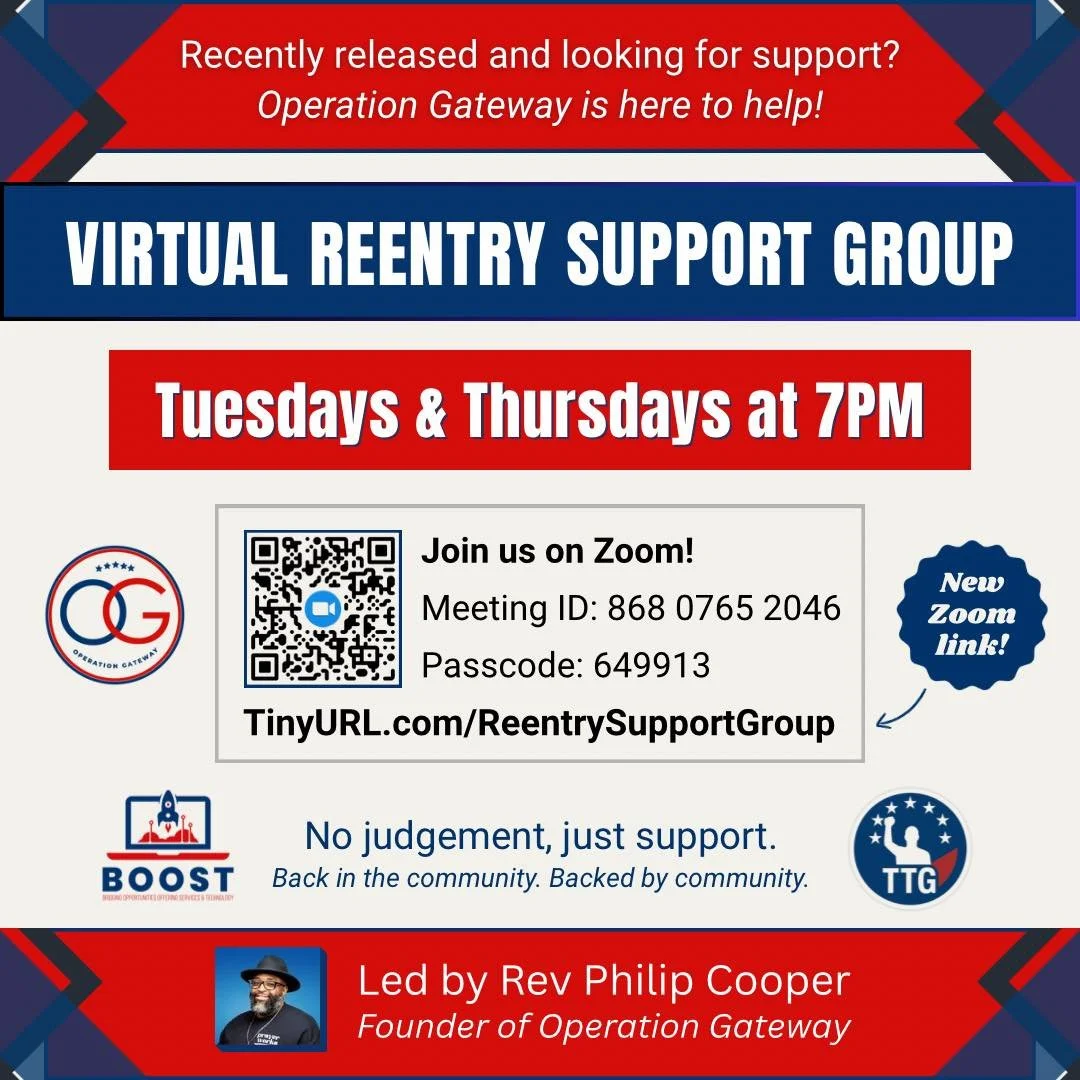 Virtual Reentry Support Group