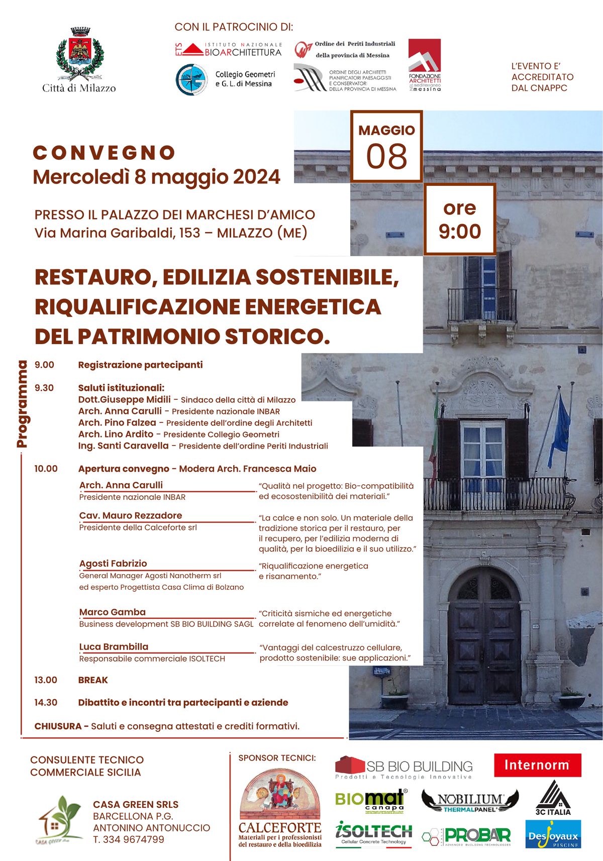 Invitation to the Conference: Sustainability of Interventions in Construction