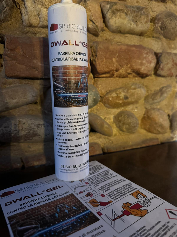 DWALL® GEL: la soluzione definitiva contro l’umidità di risalita capillare
