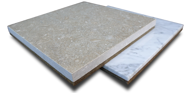 Thermikstone interior/exterior wall coverings, doors with thermal insulation, flooring, insulated window sill covers | SB BIOBUILDING