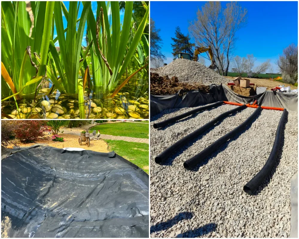 HIDROSTAN® Referenzen Abdichtung Pflanzenkläranlagen