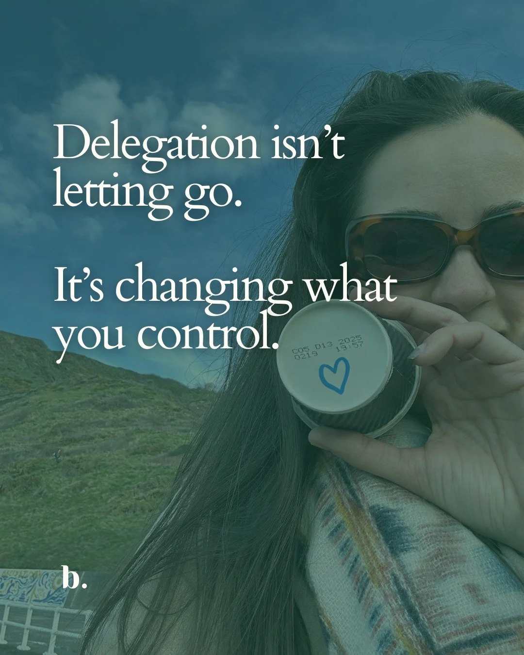 We talk about delegation like it&rsquo;s about stepping back or handing things over completely.

But in practice, the shift isn&rsquo;t from control &rarr; no control.

It&rsquo;s from doing the work &rarr; shaping the direction, clarity and decision