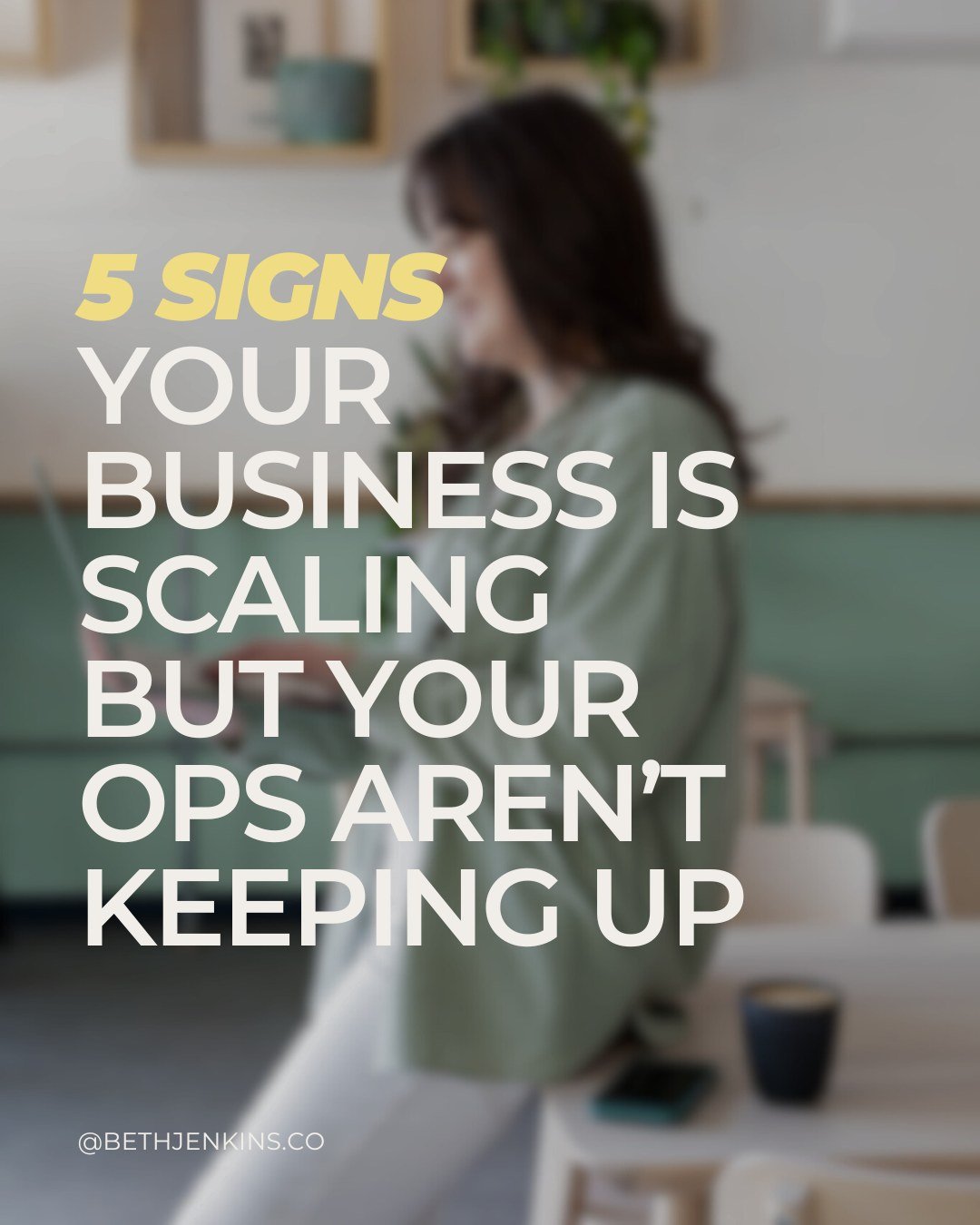 Growth exposes every gap you've been papering over.

And the signs are usually the same:

📌 Every decision still lands on your desk. You're the bottleneck and everyone knows it - including you.
📌 Your team is busy but progress feels slow. Effort wi