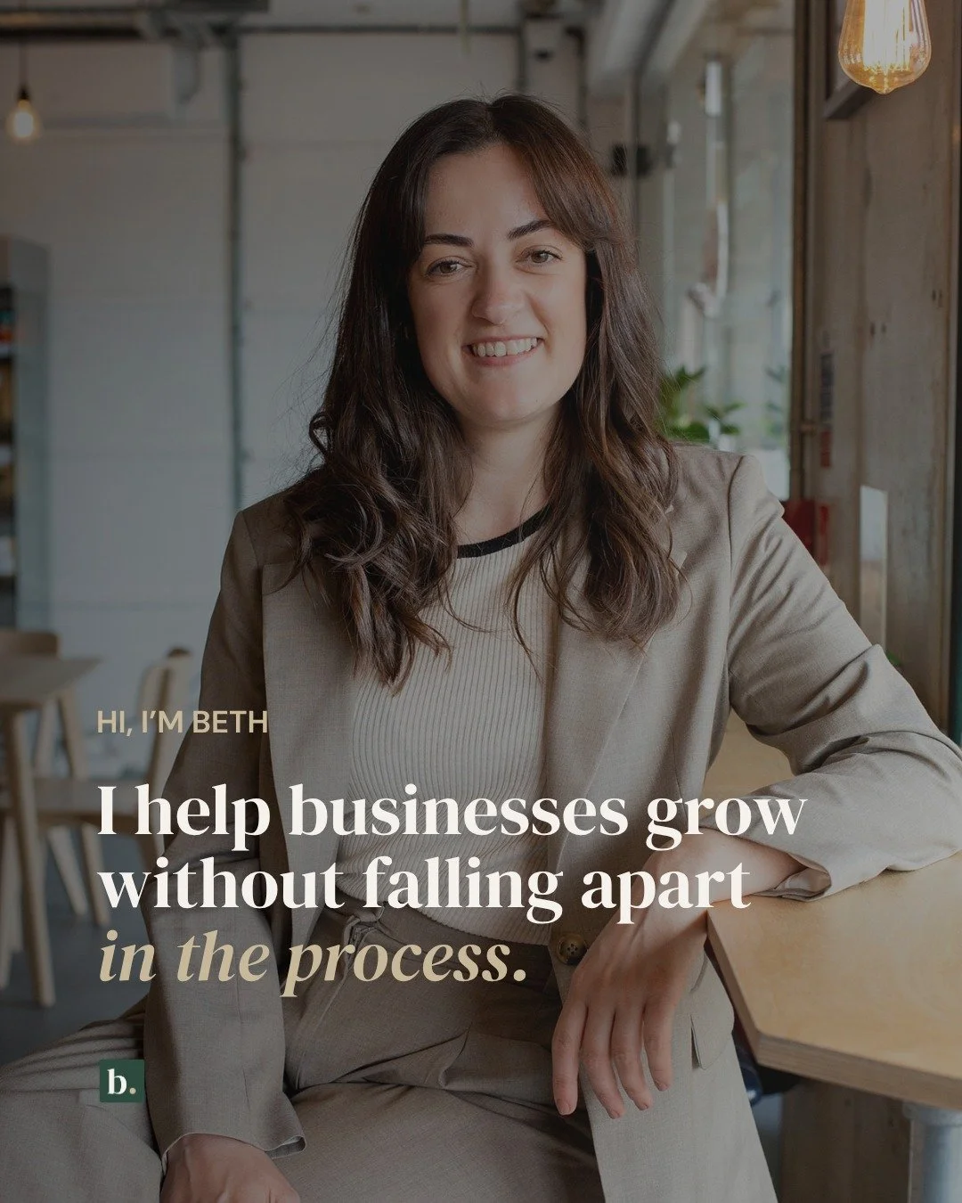 A year into running my own consultancy, I realised I was doing the exact thing I help founders stop doing 🫣

Every decision still ran through me. My systems were held together by memory and habit. I was good at my job but I hadn't built a business. 