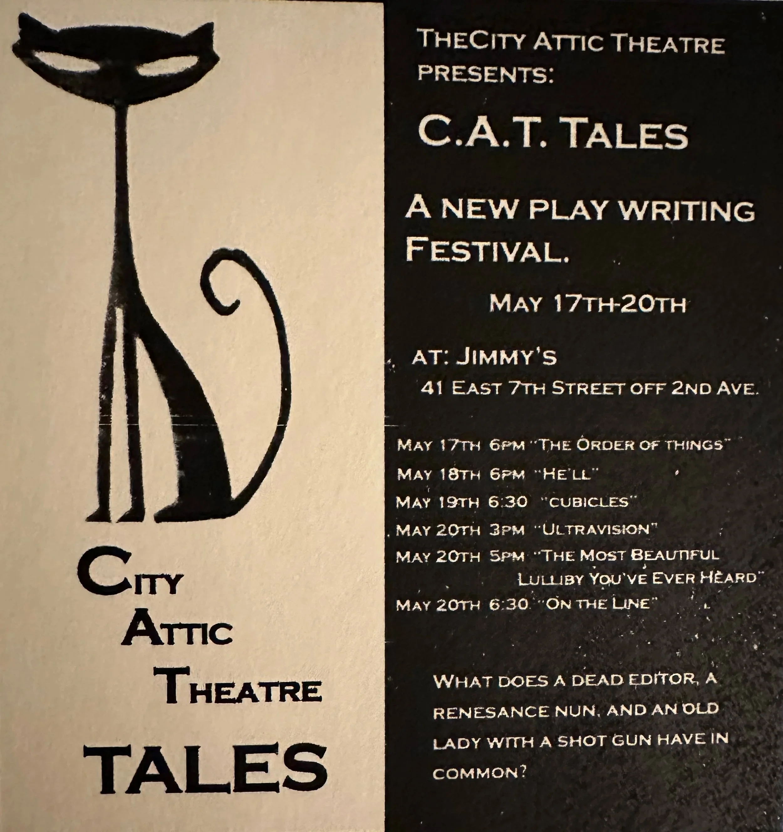 C.A.T. Tales New Works Festival