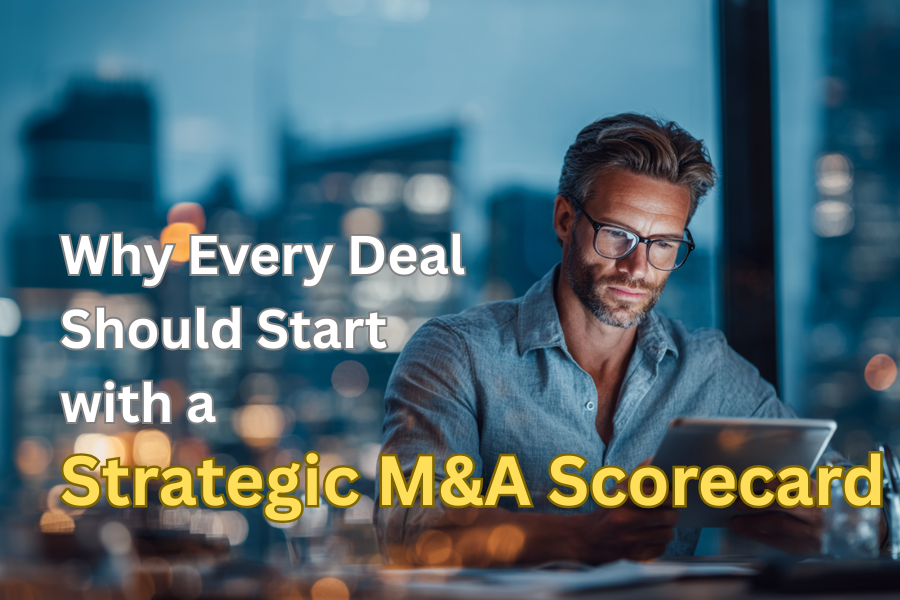 Why Every Deal Should Start with a Strategic M&A Scorecard