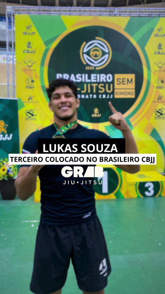 Parabenizamos nosso atleta e professor Lukas Souza pelo bronze no Brasileiro nogi da cbjj.
Todos estamos felizes com sua evolução e dedicação diária, tanto como professor , quanto atleta.
Vamos nessa, que temos mu