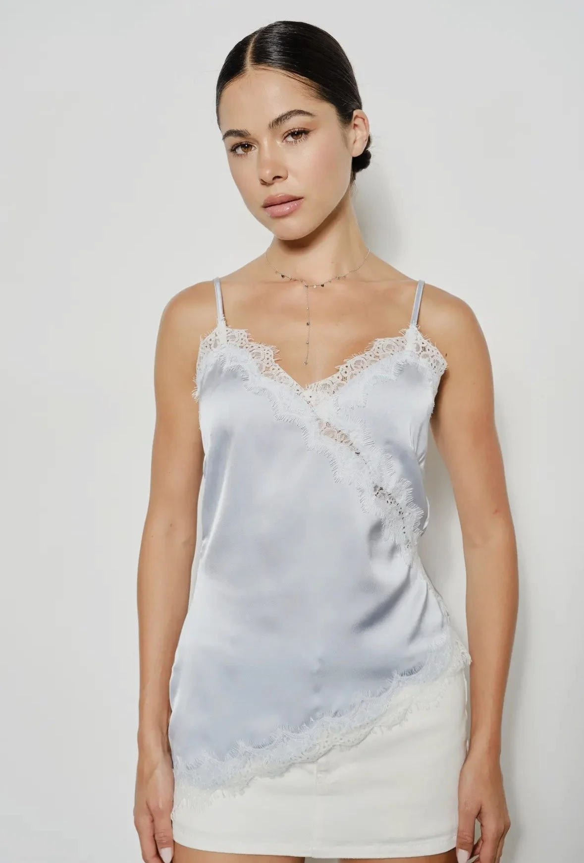 Oren Asymmetrical Satin Cami Pretty Garbage.jpeg