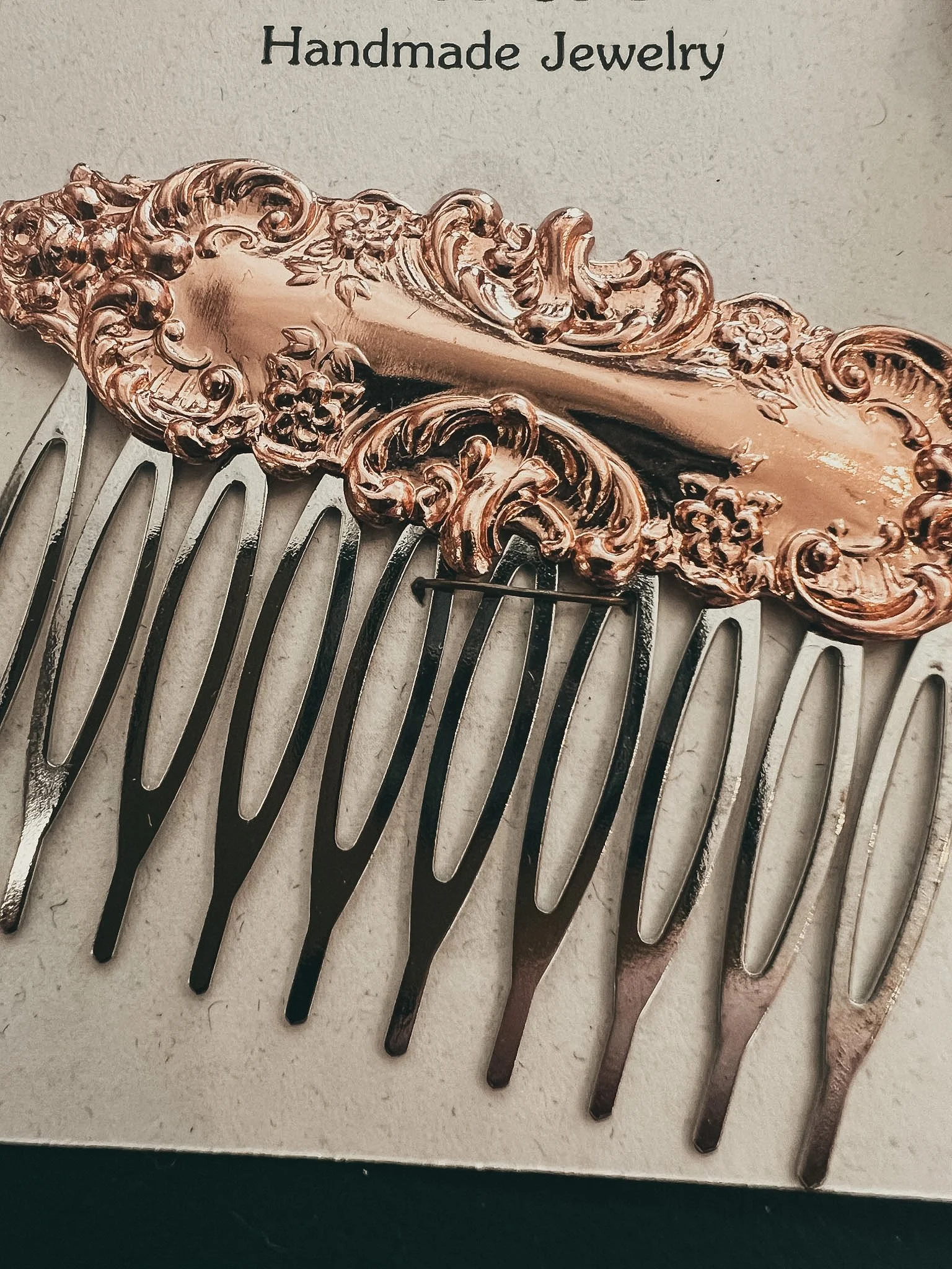 Rose Gold Hair Comb