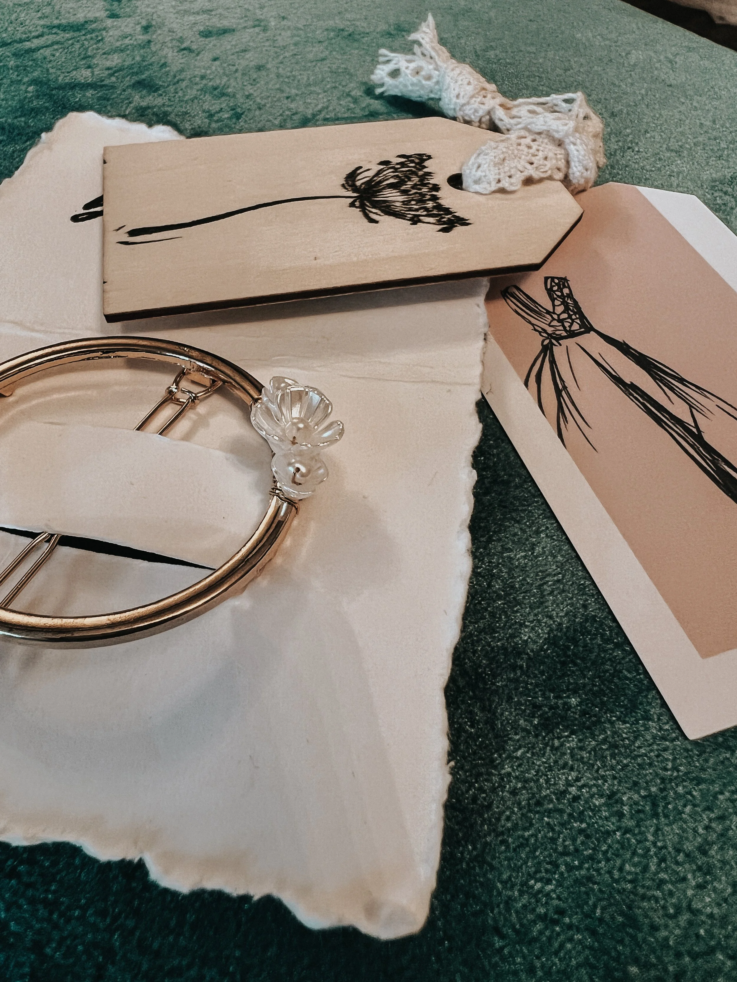 Floral Wreath Barrette