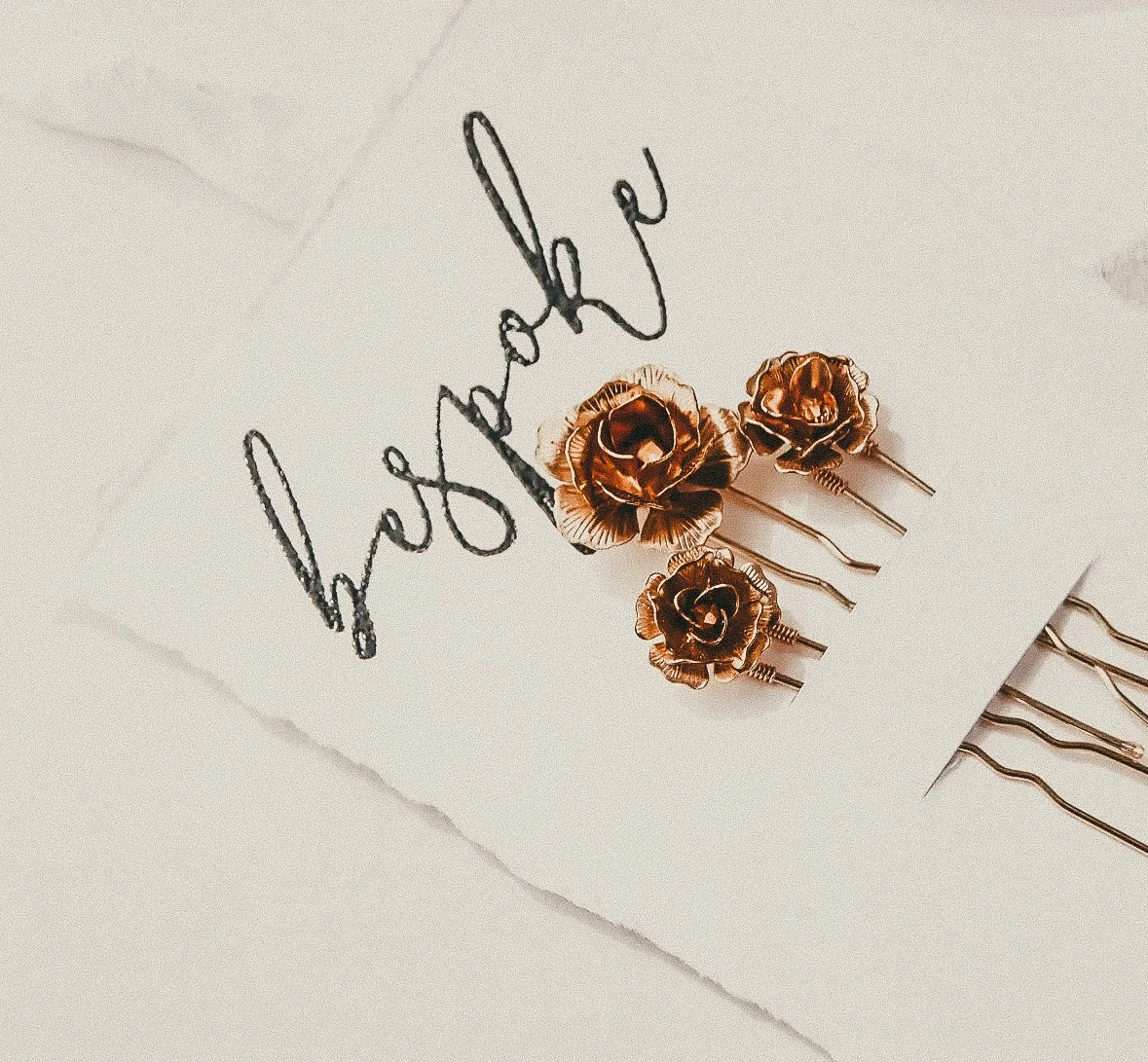 Rosette Hair Pins