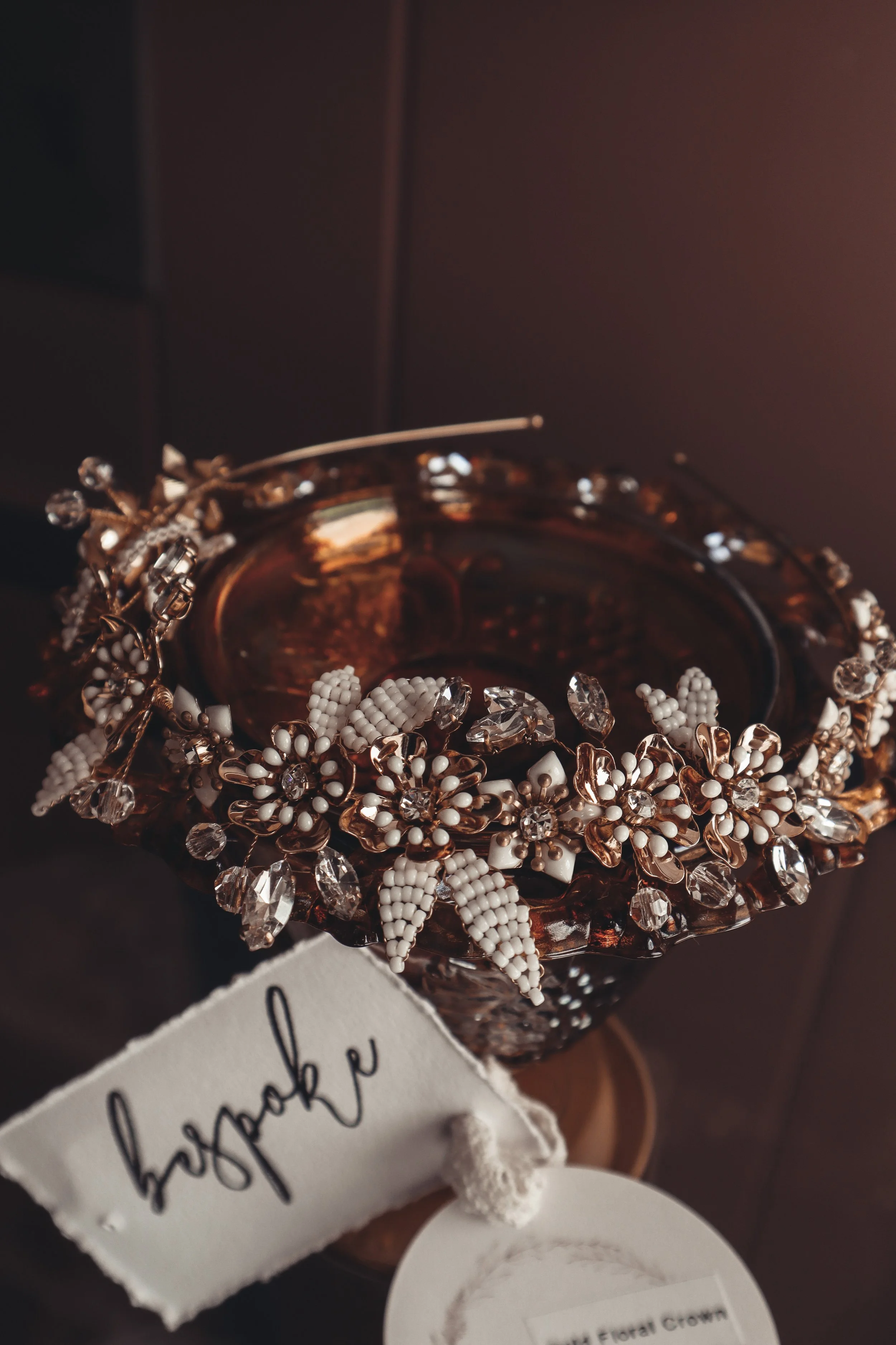 Gold Floral Crown