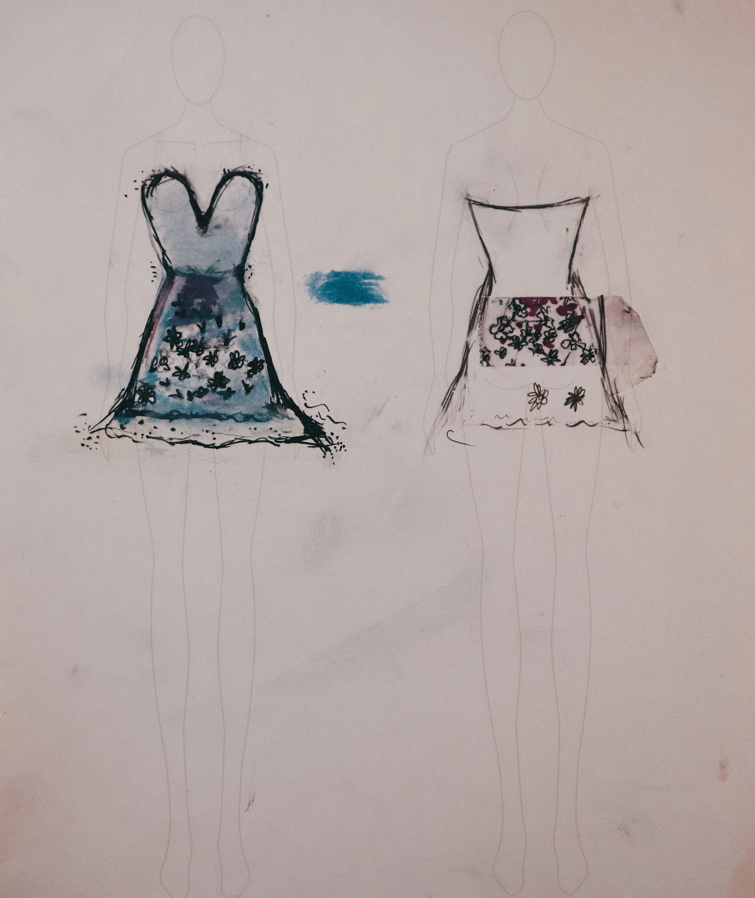 First Stitch of a Dream - Bridal illustration art print by Samantha Almeida | Art & Lace Studio