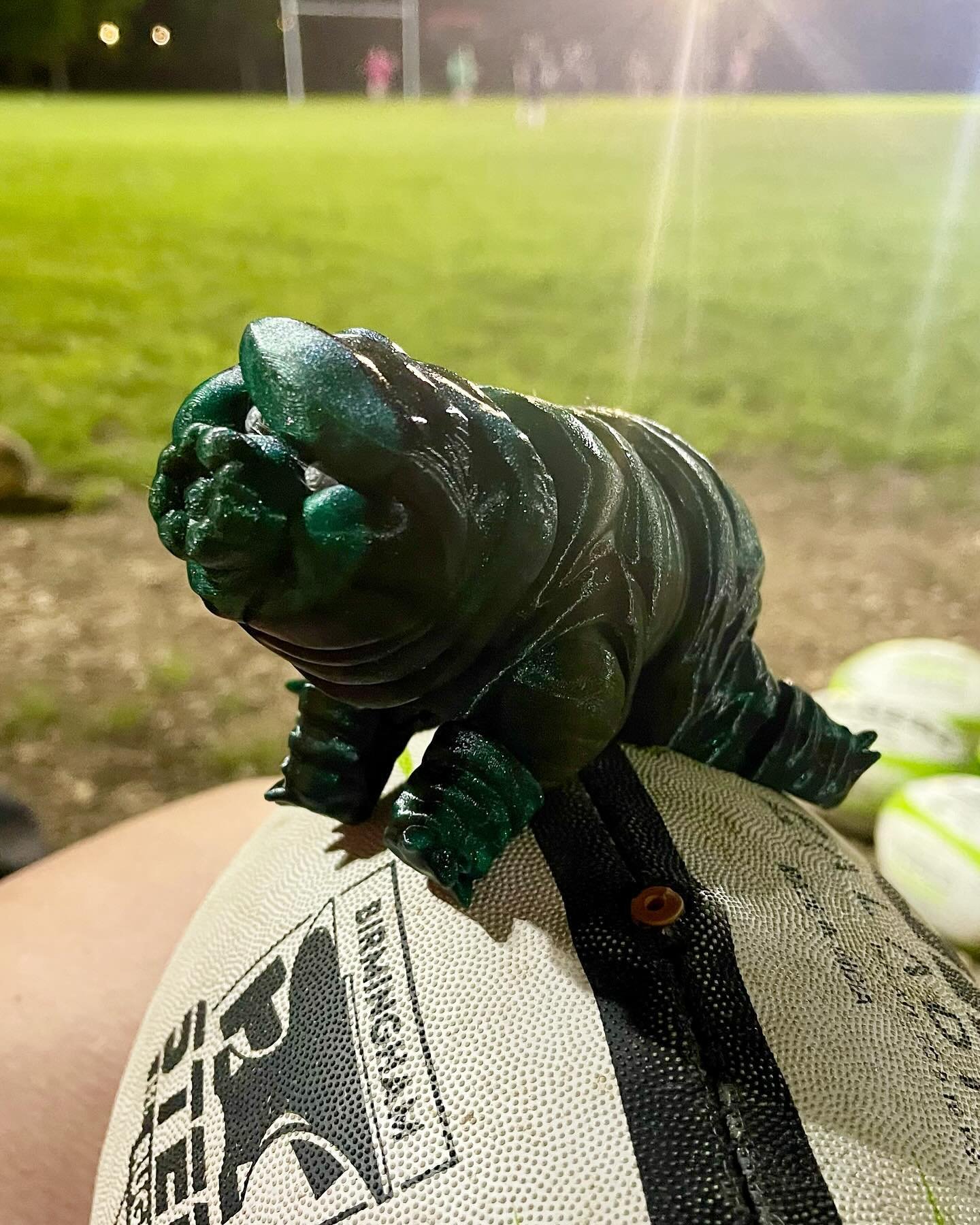 And you all thought it was an April Fool&rsquo;s Joke. Our new mascot. Taking name suggestions&hellip; 

#tardigrade #waterbear #steelrugby