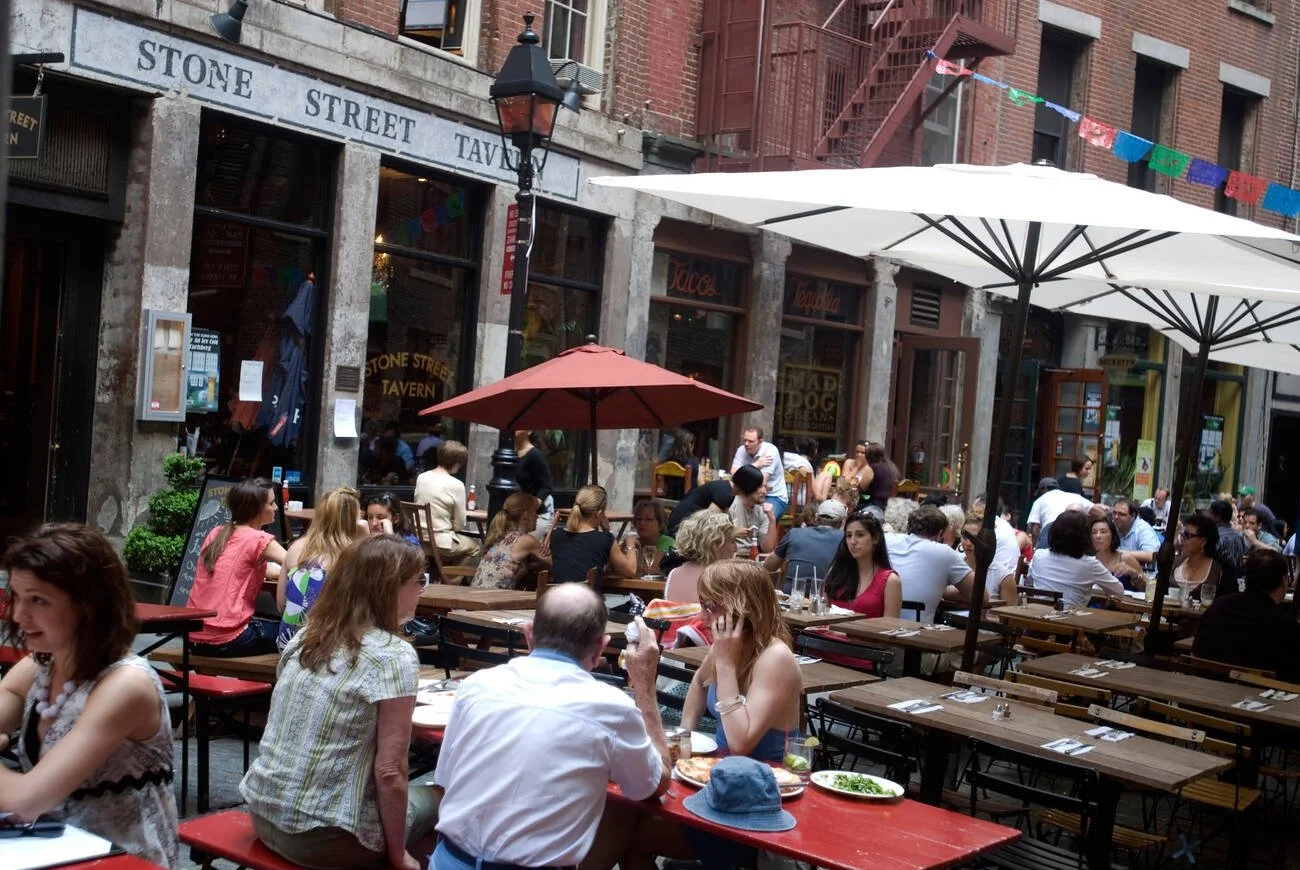 Happy Hour — Stone Street Historic District Stone Street NYC
