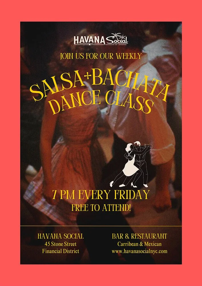 SALSA & BACHATA — Stone Street Historic District | Stone Street NYC