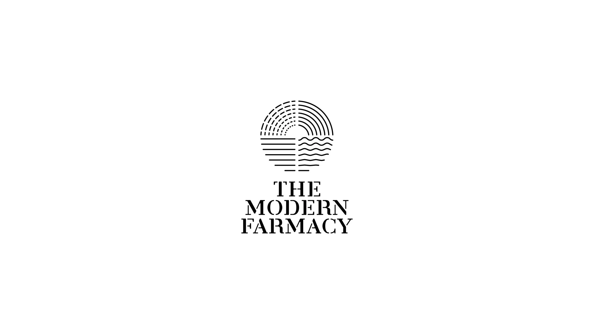 The Modern Farmacy logo design