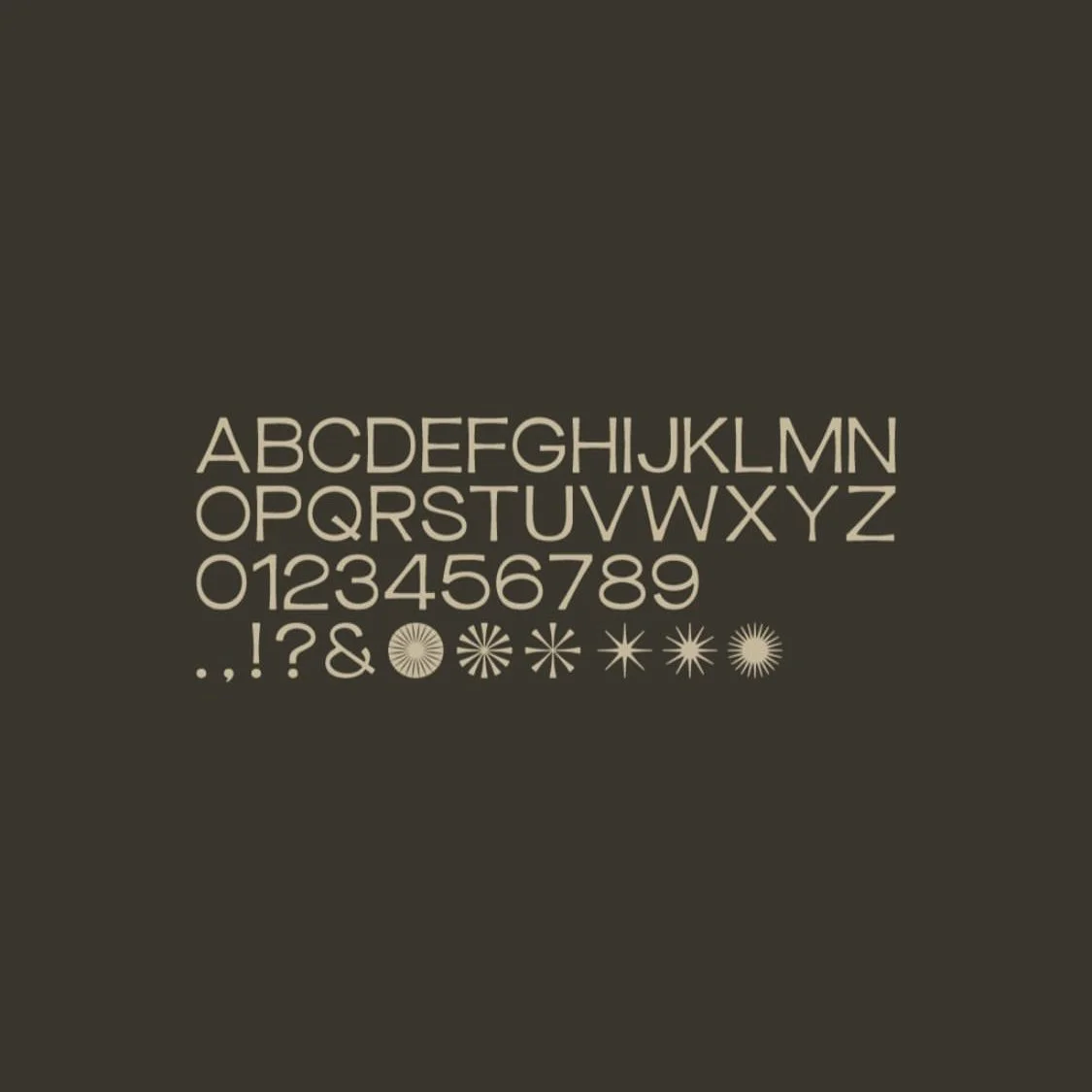 Tacoma alphabet sample