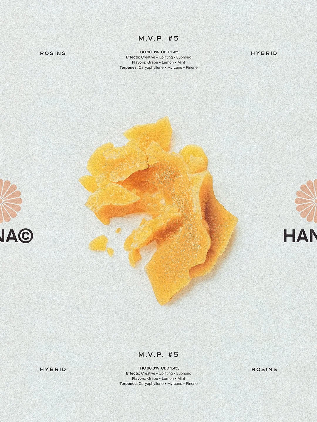 Hana Cannabis MVP Rosin key visual